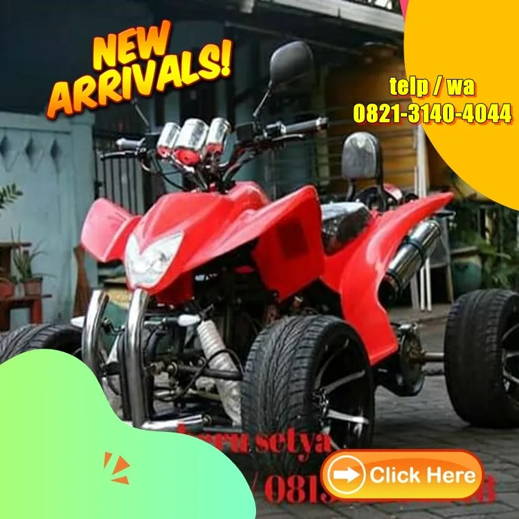 DISTRIBUTOR AGEN MOTOR ATV 150 CC sport ceper baru bukan bekas  SIAP KIRIM  JEMBER SUMBERJAMBE