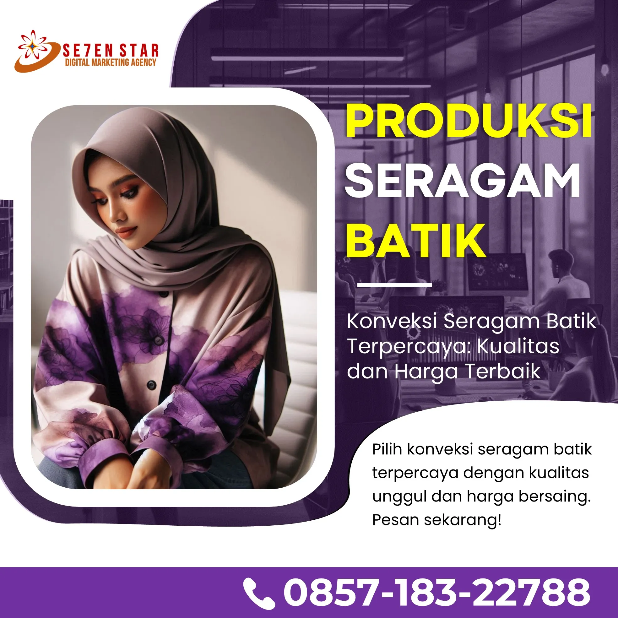 Distributor Batik Fatayat NU 2025 - Model Terbaru, Harga Terjangkau