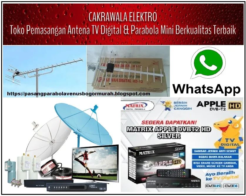 Toko Ahli Jasa Instalasi Pemasangan Antena TV Digital Dan Service Parabola Terbaik Di Margonda Area Depok Sekitarnya
