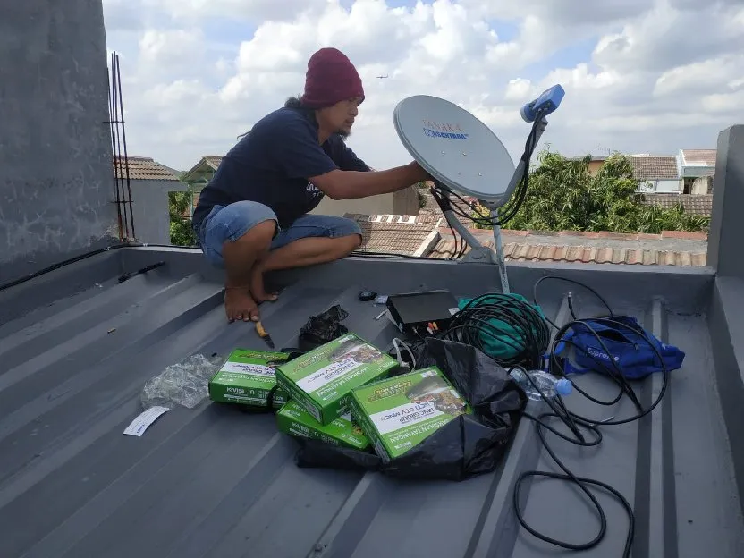 Jasa Maintenance Perbaikan Setting Service Antena Parabola Di Jatimakmur Pondok Gede Bekasi Kota