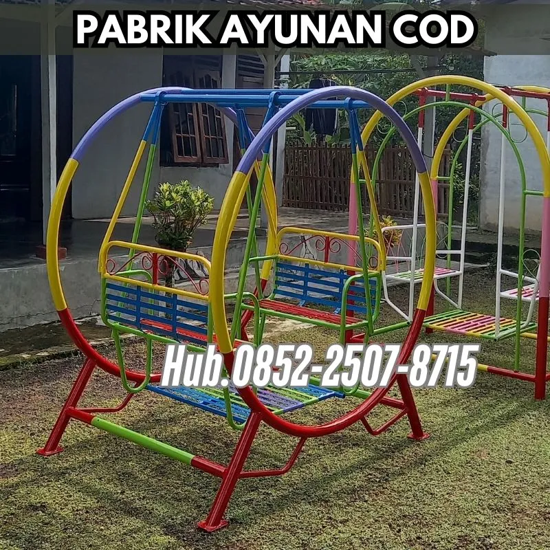 Hub 0852-2507-8715 STOK READY !! ayunan besi hollow Dan produsen playground Kec Kesesi Pekalongan  Bayar COD Free Ongkir