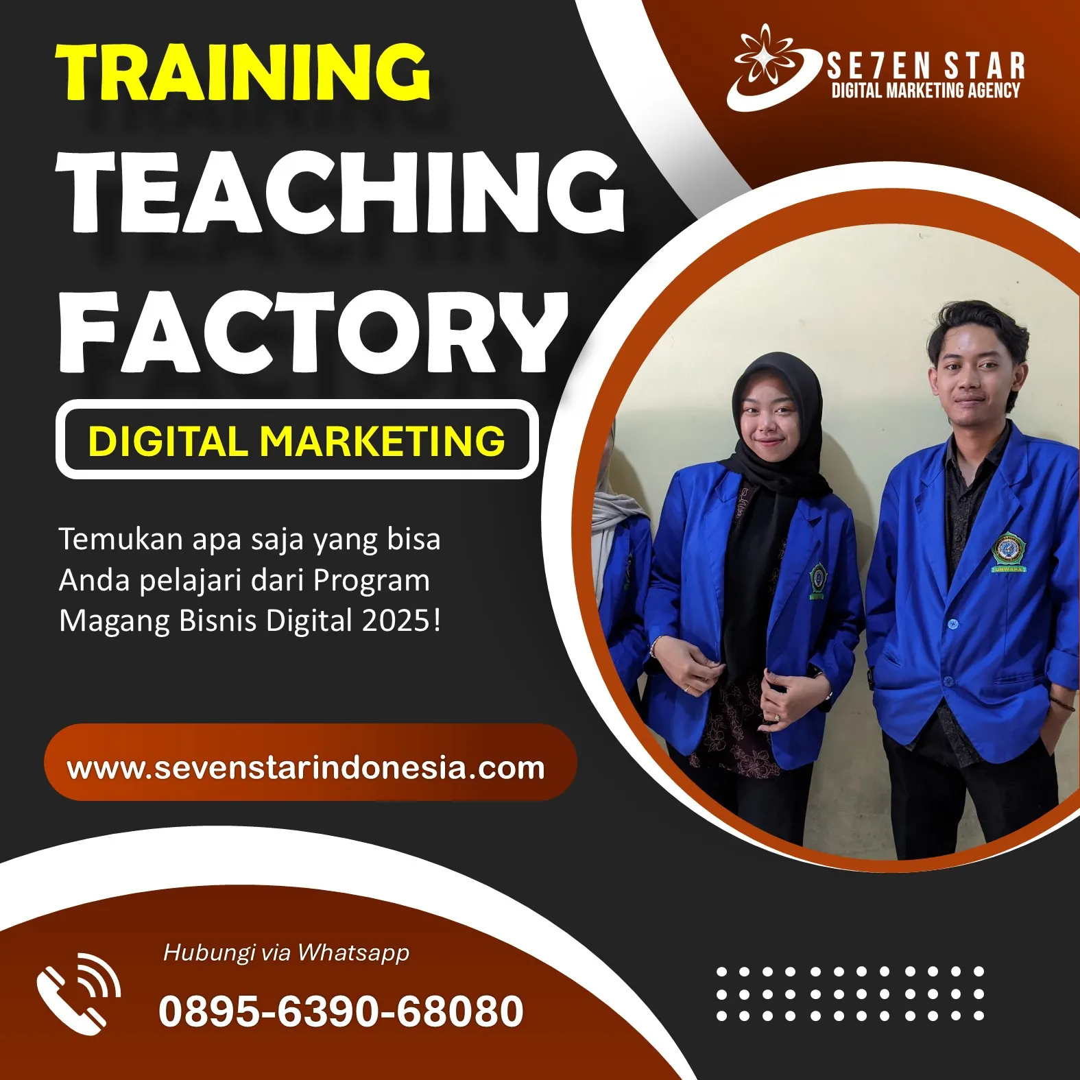 Hub 0895-6390-68080, Magang SMK Jurusan MPLB di Malang