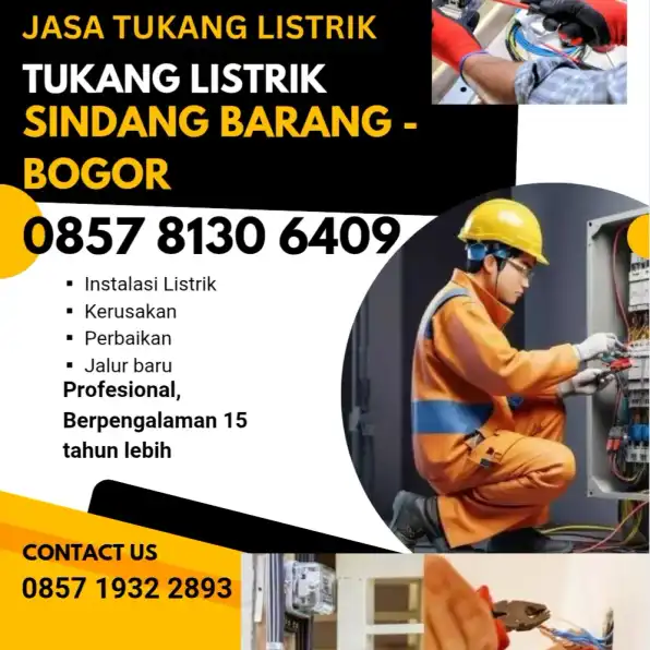 Tukang Listrik Daerah Sindang Barang Bogor Barat 0857 1932 2893