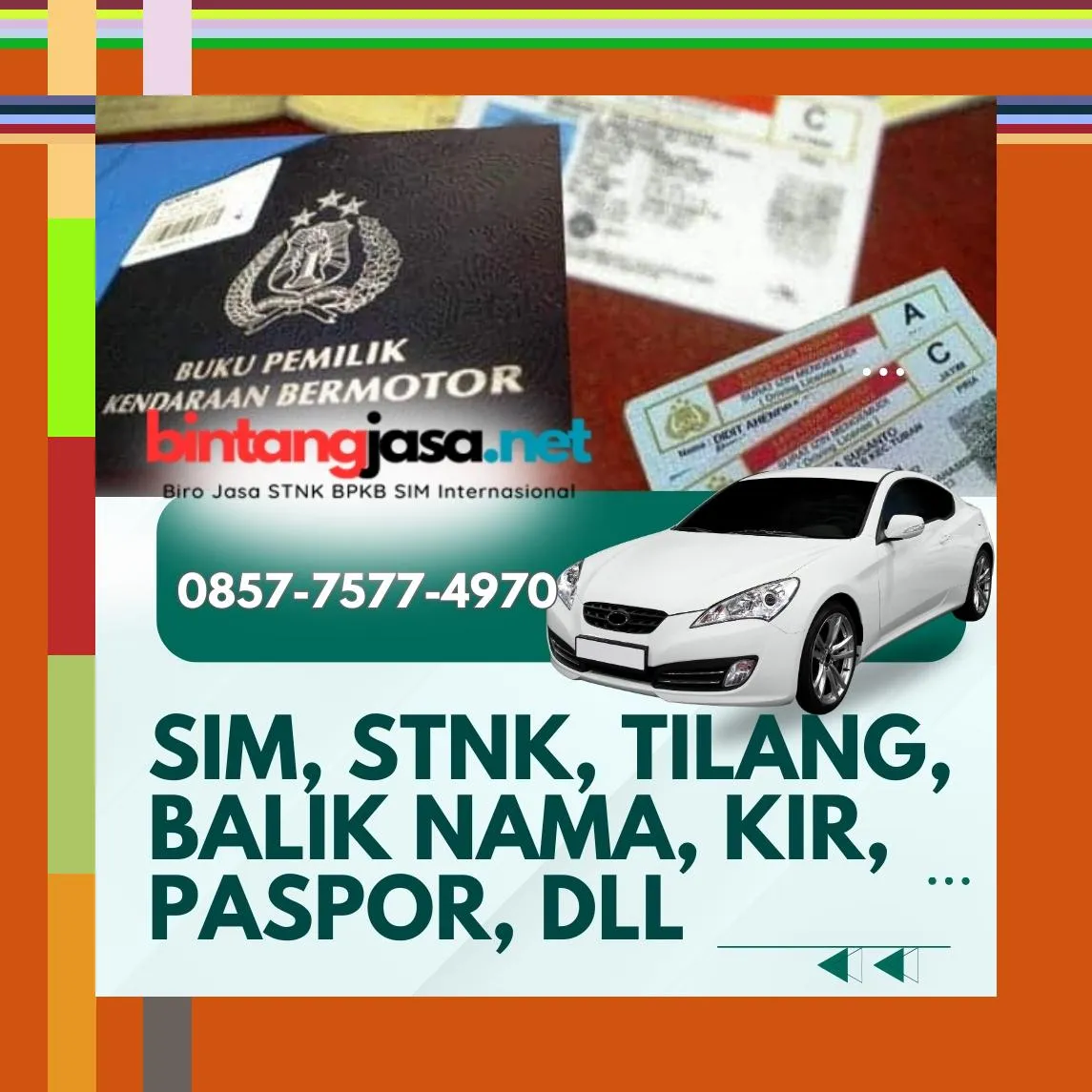 Termurah 0857-7577-4970 Bayar Setelah Jadi SIM WNA Dan Internasional Terpercaya Di Jakarta Timur BintangJasa.Net