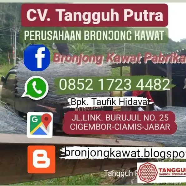 Diskon !!! 085217234482, Agen Bronjong Kawat Manual di Sumbermanjing Wetan