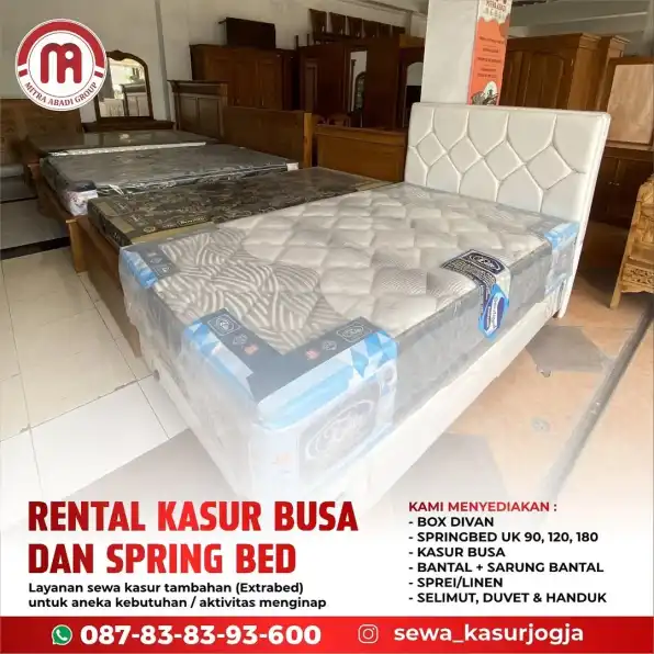 Persewaan Kasur Jogja WA/Telp. : 08783 8393 600 Siap Antar Sampai Tujuan