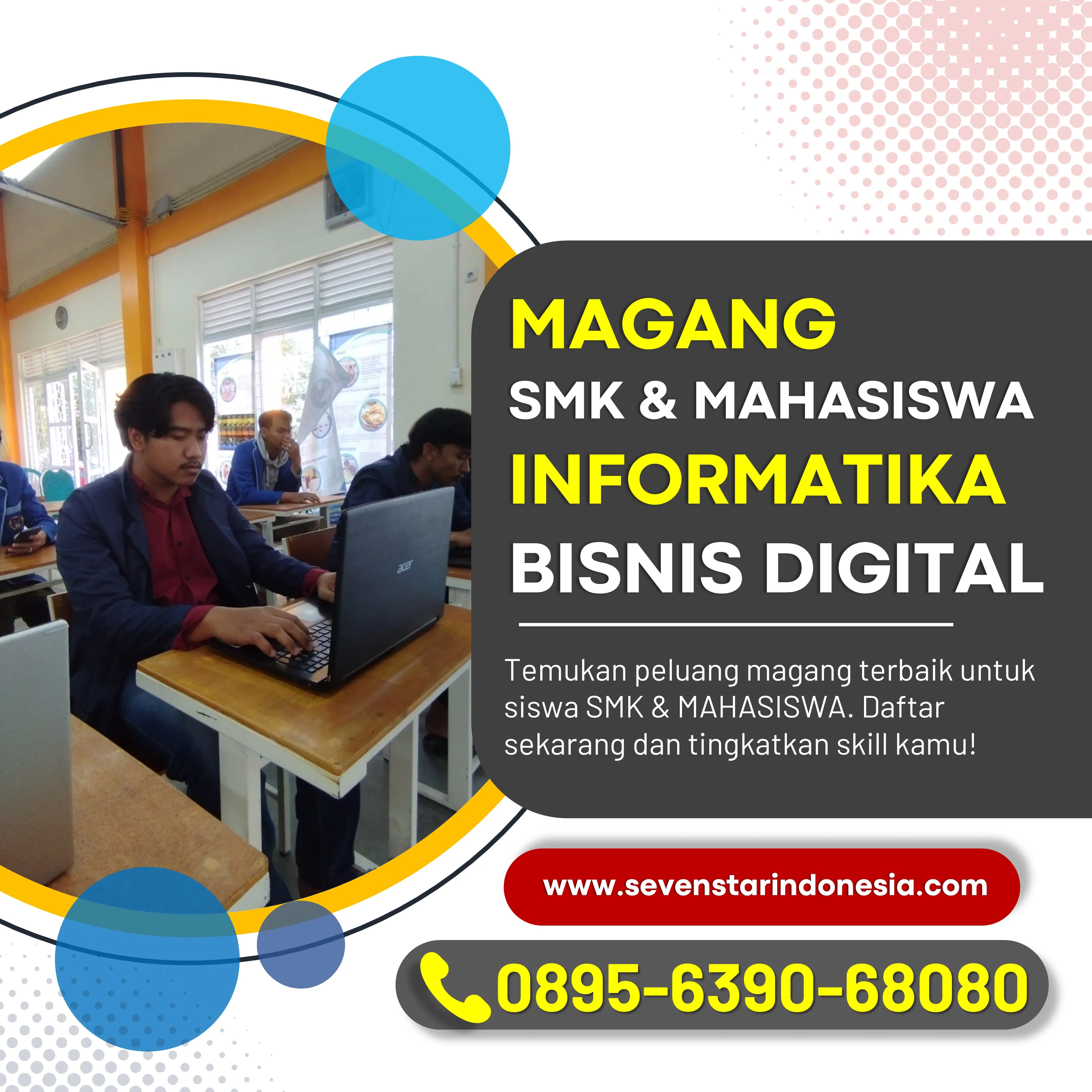 WA 0895-6390-68080, Info PKL Jurusan Informatika di Malang