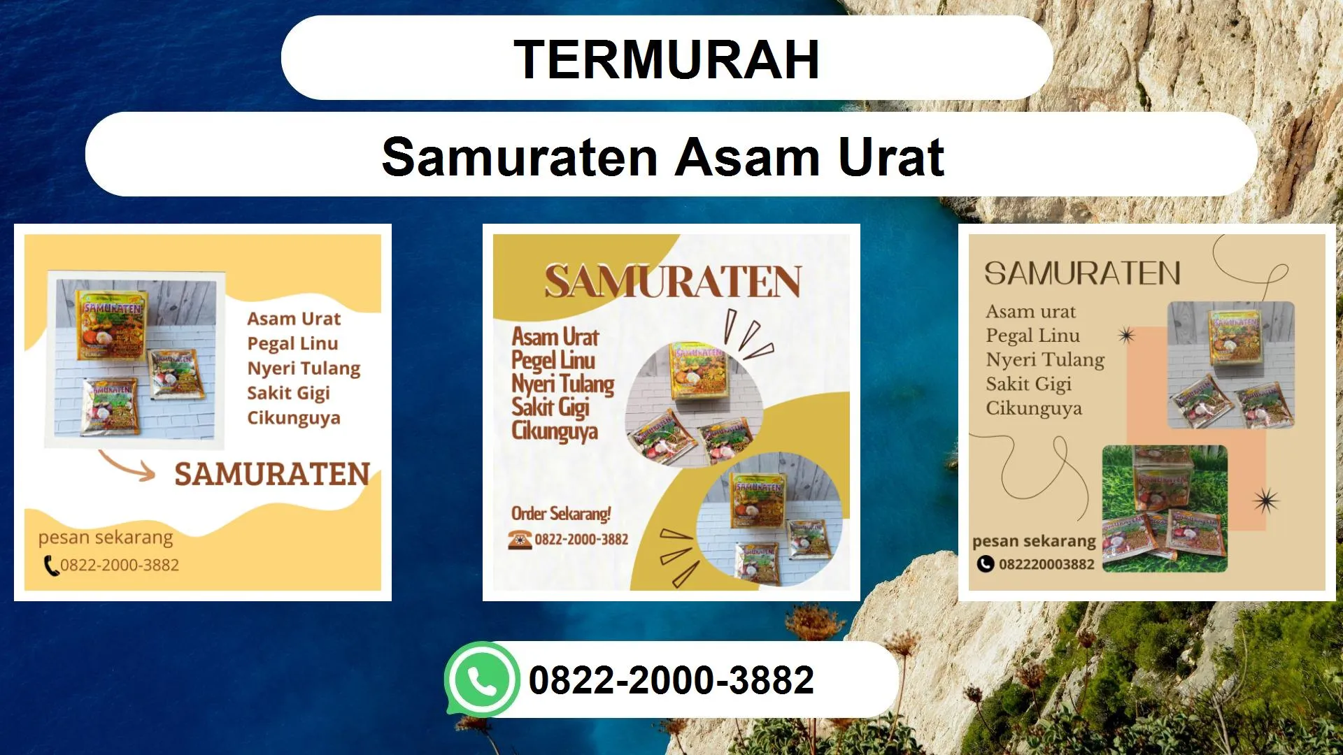 TERMURAH, 0822-2000-3882 DISTRIBUTOR SamUrat en Asam Urat Denpasar