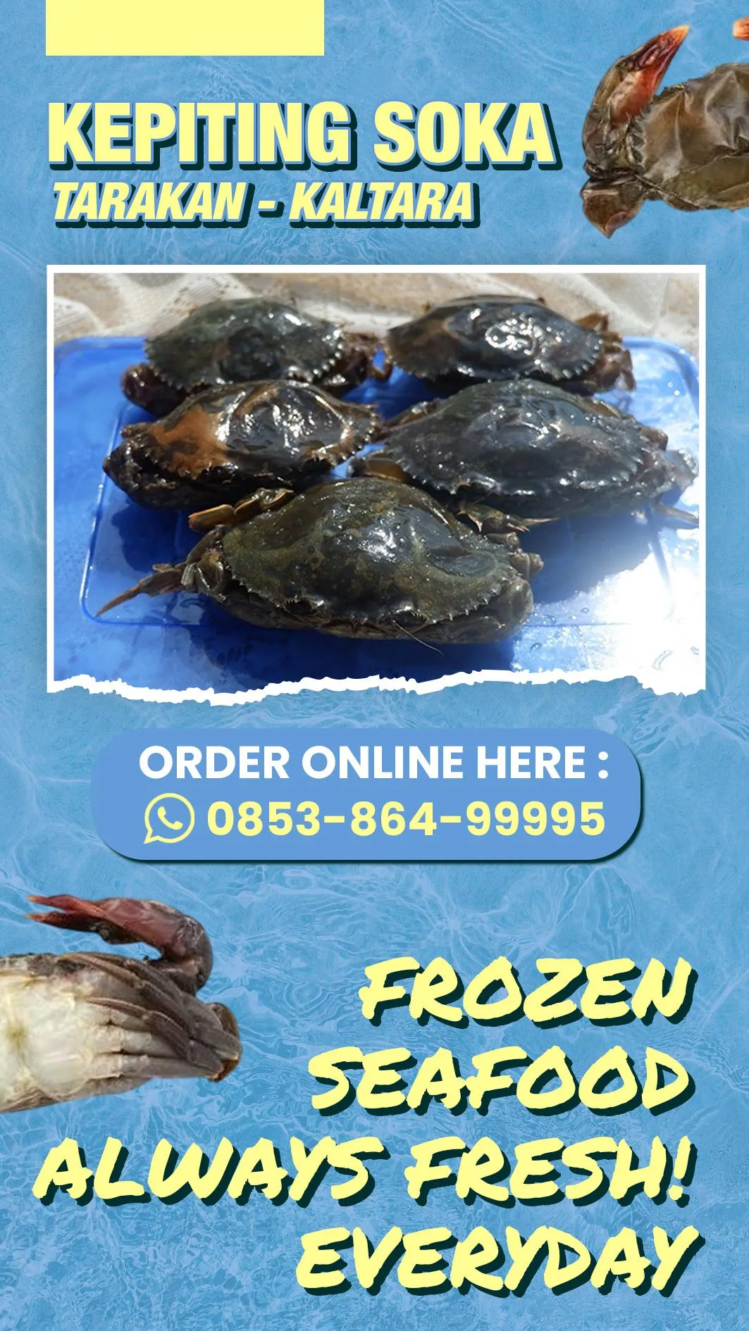 FRESH, Jual Kepiting Taraba Wates