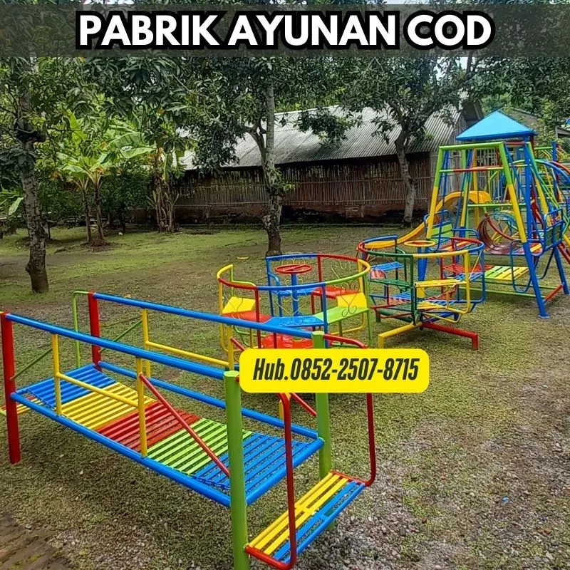 Hub 0852-2507-8715 CUKUP SHARE LOCK !! ayunan besi sederhana Dan Perosotan Custom Kec Pagaden Subang Bayar COD Free Ongkir
