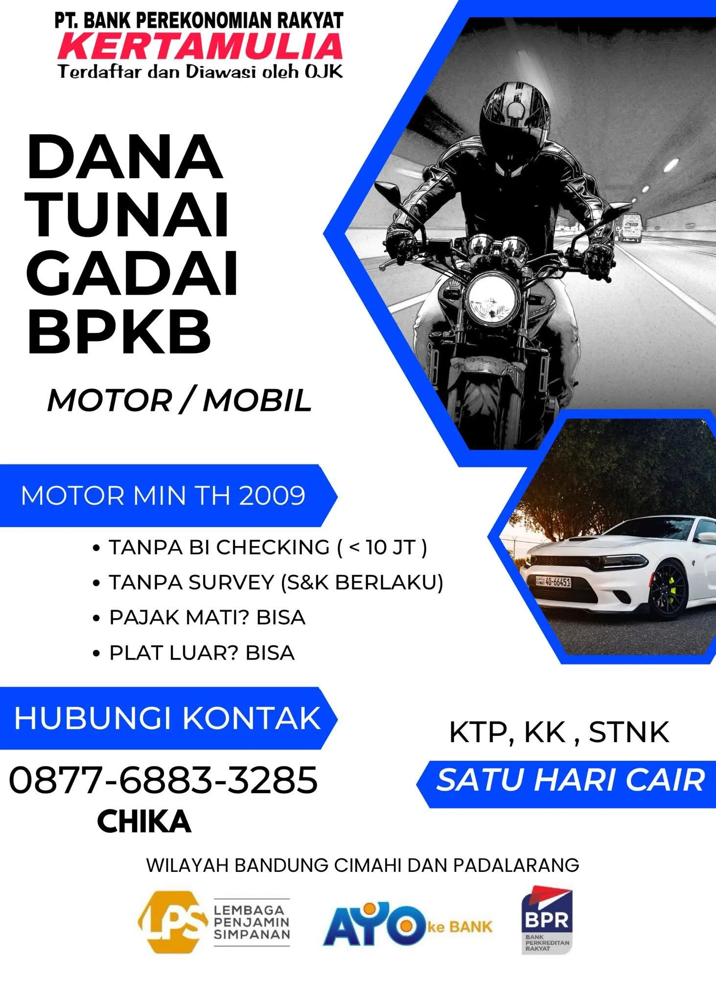 TERIMA GADAI BPKB MOTOR BANDUNG