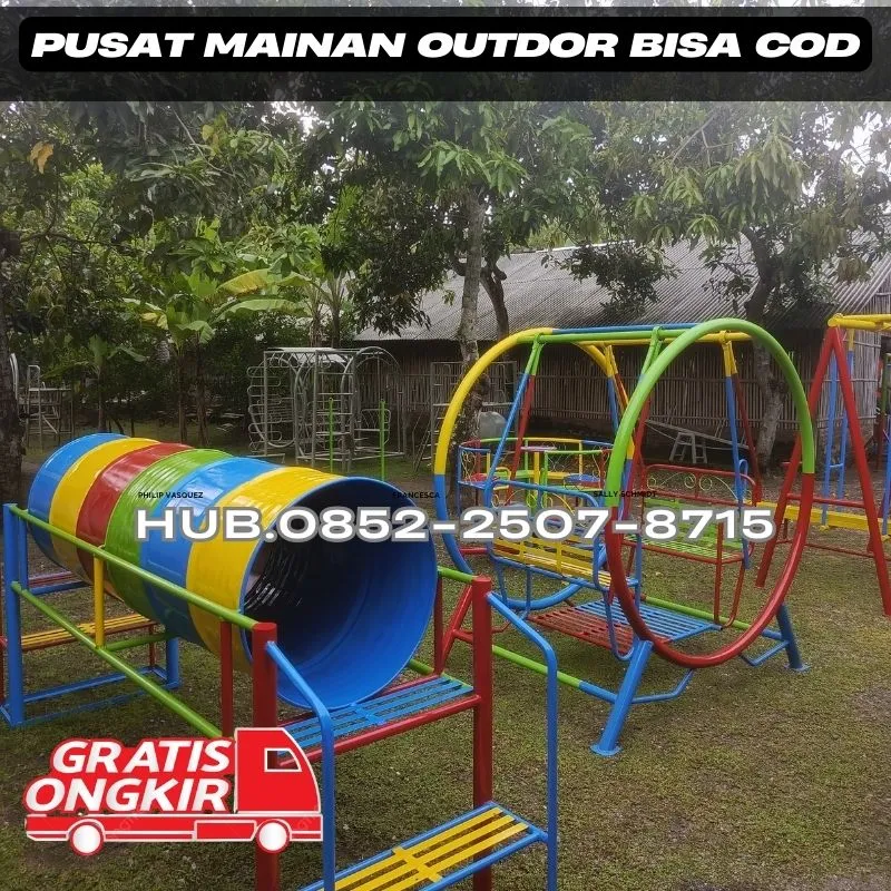 Contoh Ayunan Besi Custom Dan Perosotan Anak Kec Blega Bangkalan