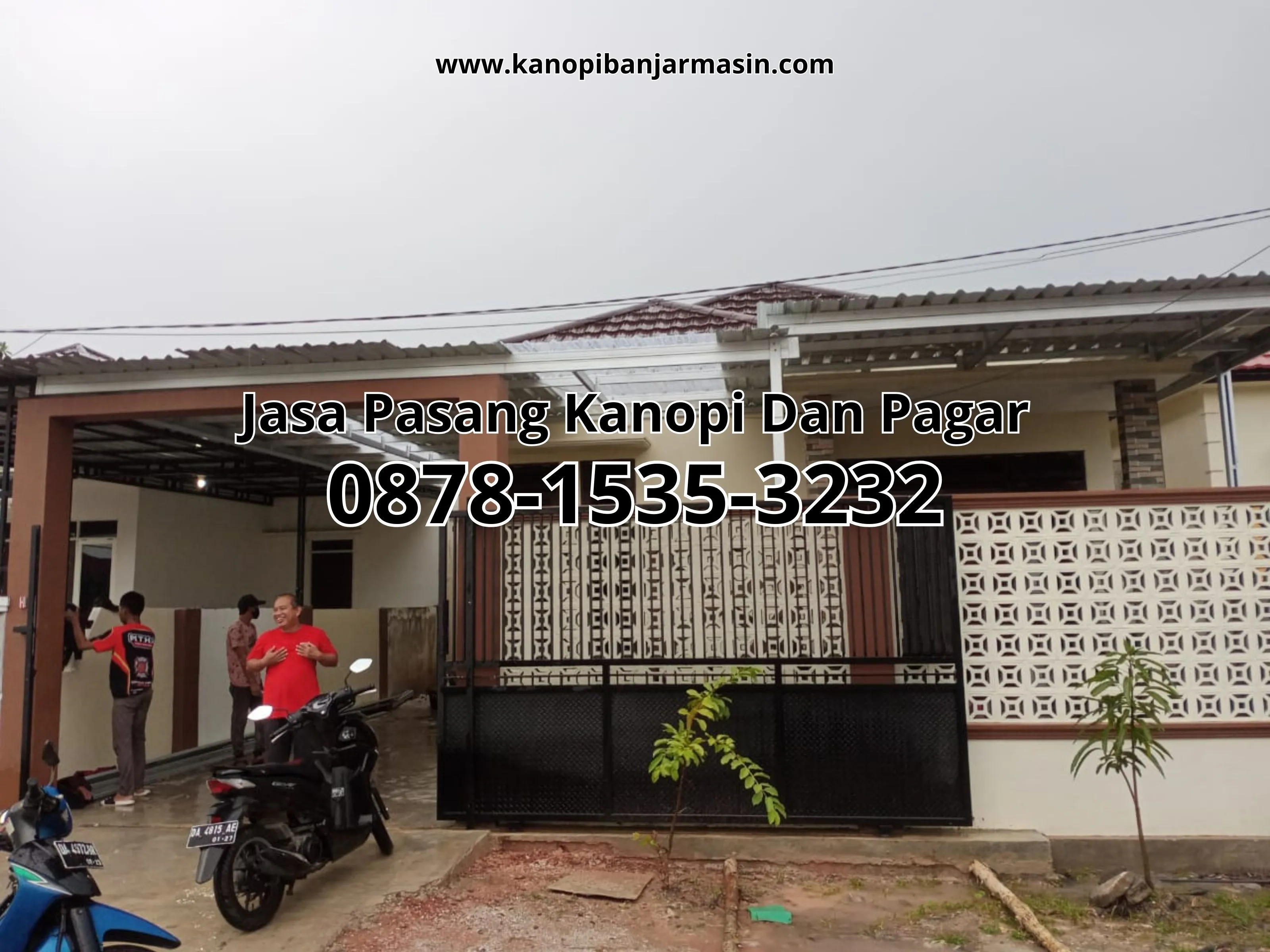 (TERMURAH), jasa pasang kanopi baja ringan Banjar Baru Utara