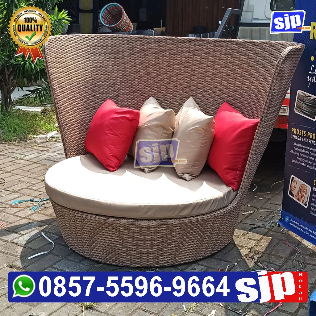 produsen sofa rotan sintetis singgasana