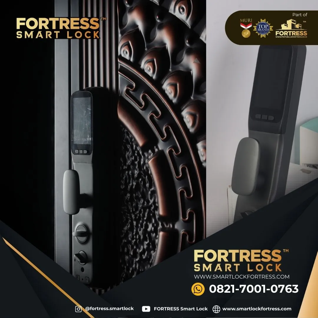 (FORTRESS) Smart Door Lock Rfid Card Unlock Di Palu