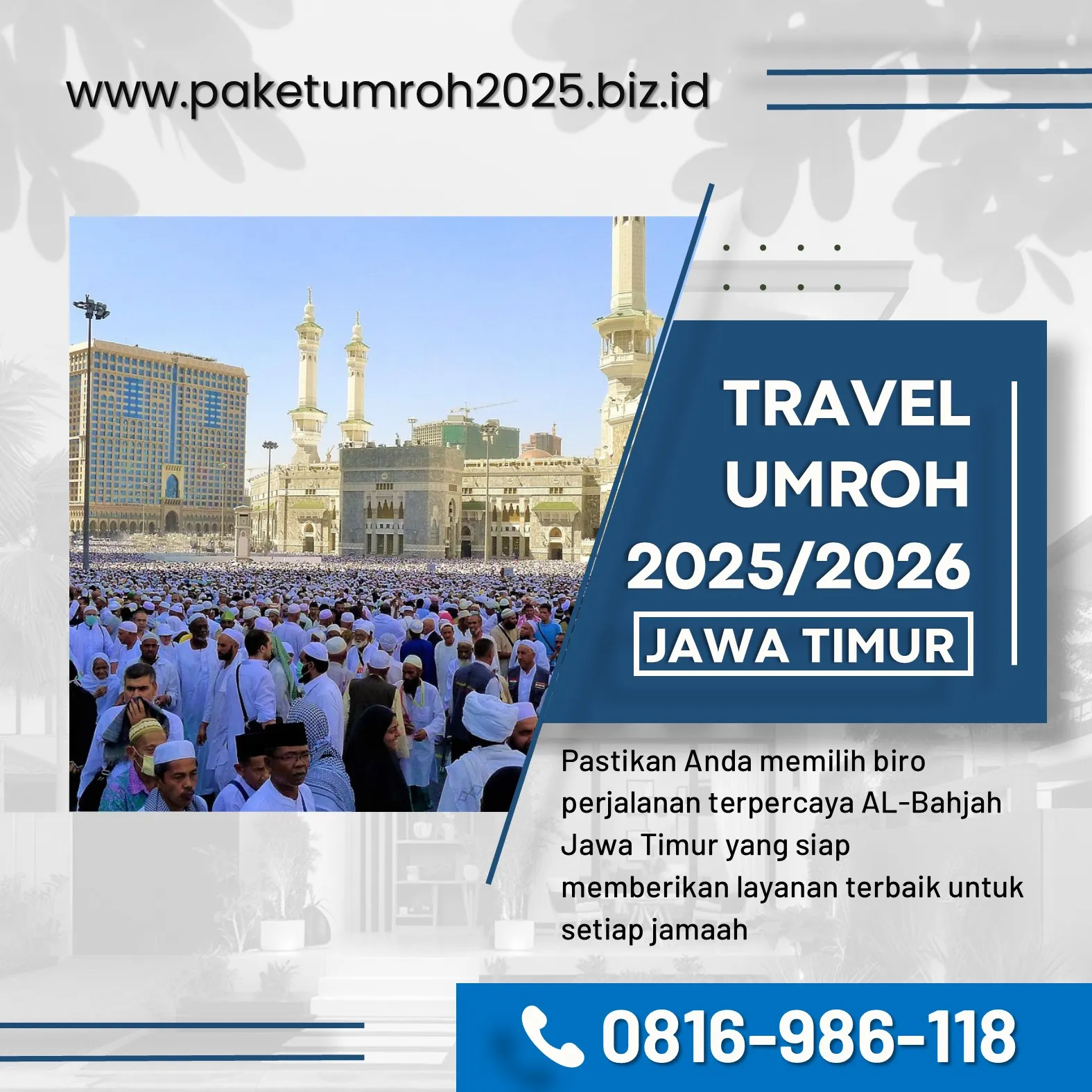 Paket Umroh VIP 2025 Pagak Malang AL Bahjah