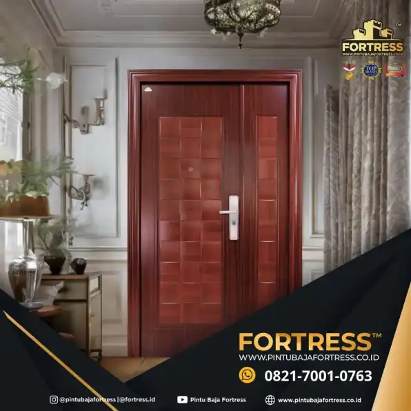 PREMIUM..!! WA 0821 7001 0763 (FORTRESS) Pintu Rumah Besi 1 Daun Di Indramayu