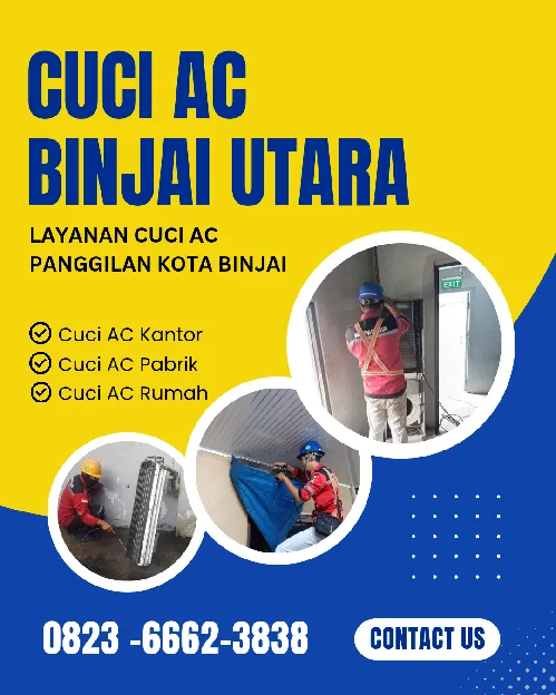 Cuci AC Hotel Binjai Utara 0823. 6662. 3838