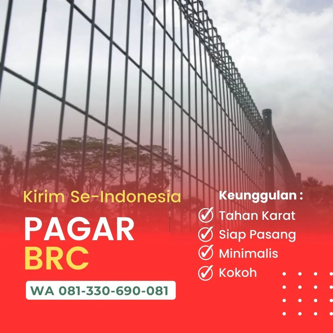 Pagar Besi BRC Minimalis Sidoarjo Jabon - Jaminan Mutu! #41