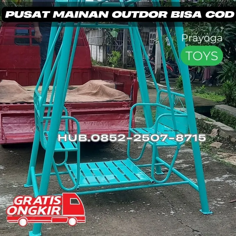 Inspirasi ayunan besi bulat Dan mainan outdoor untuk tk Kec Kampak Trenggalek