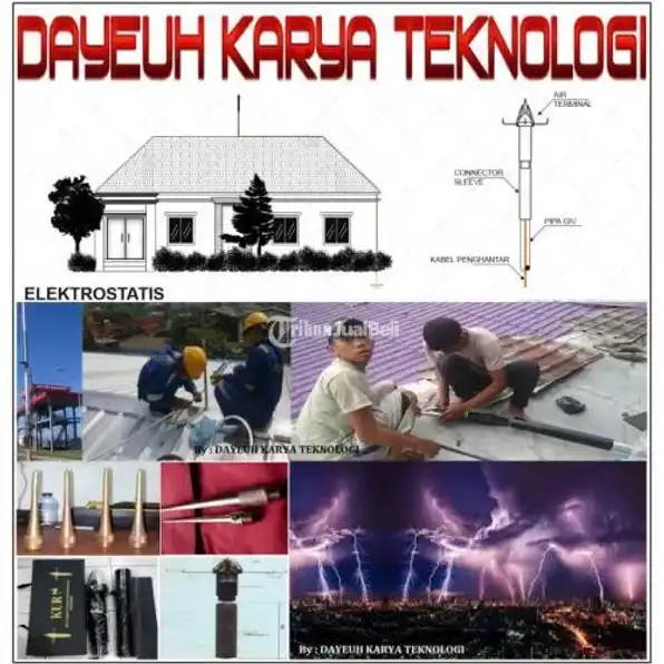 Toko Rekomendasi Agen Jasa Pasang Penangkal Petir Radius Untuk Pabrik Di Cilegon [] Ahli Pengeboran Grounding System Anti Petir Cilegon