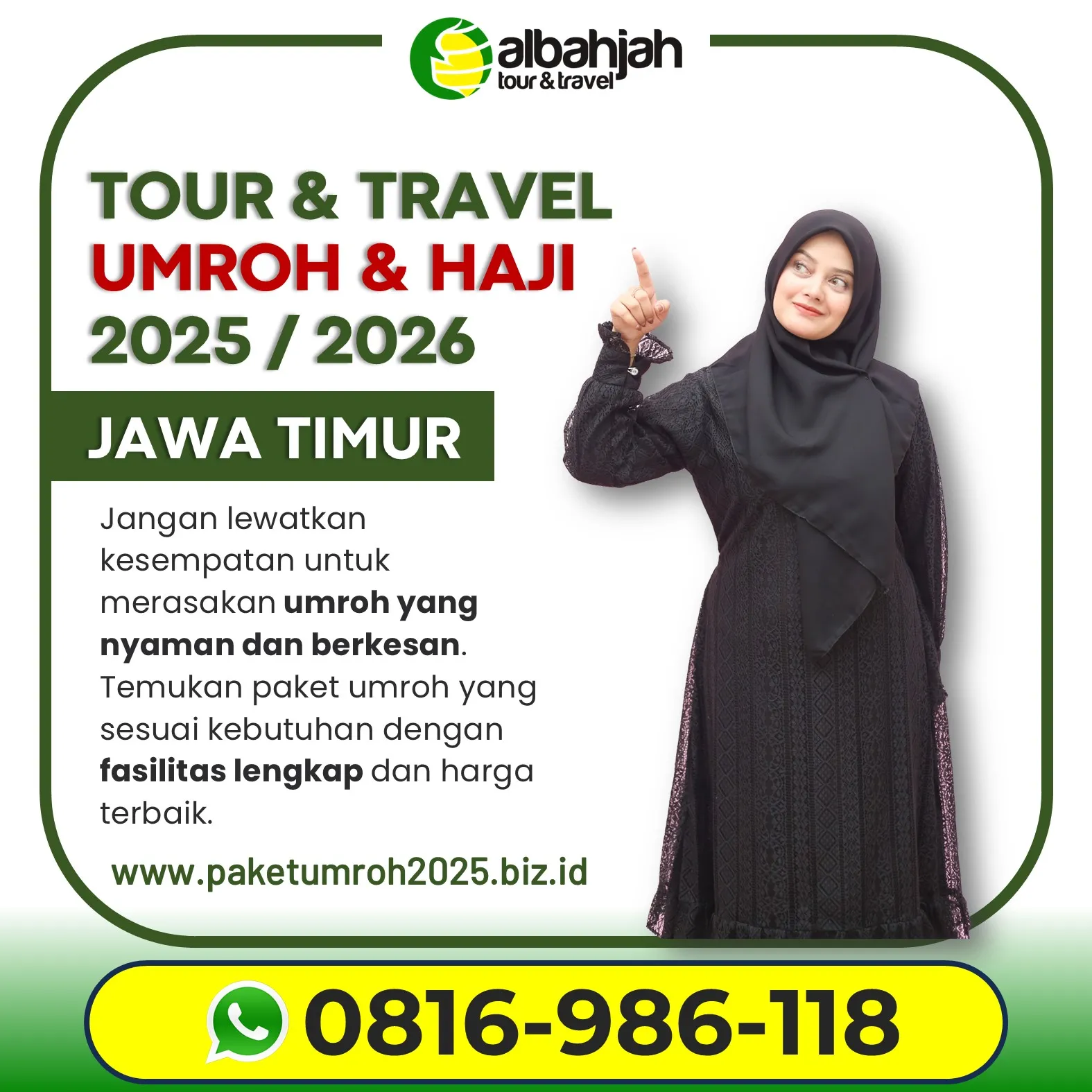 Travel Umroh Keluarga 2025 Bululawang Malang AL Bahjah