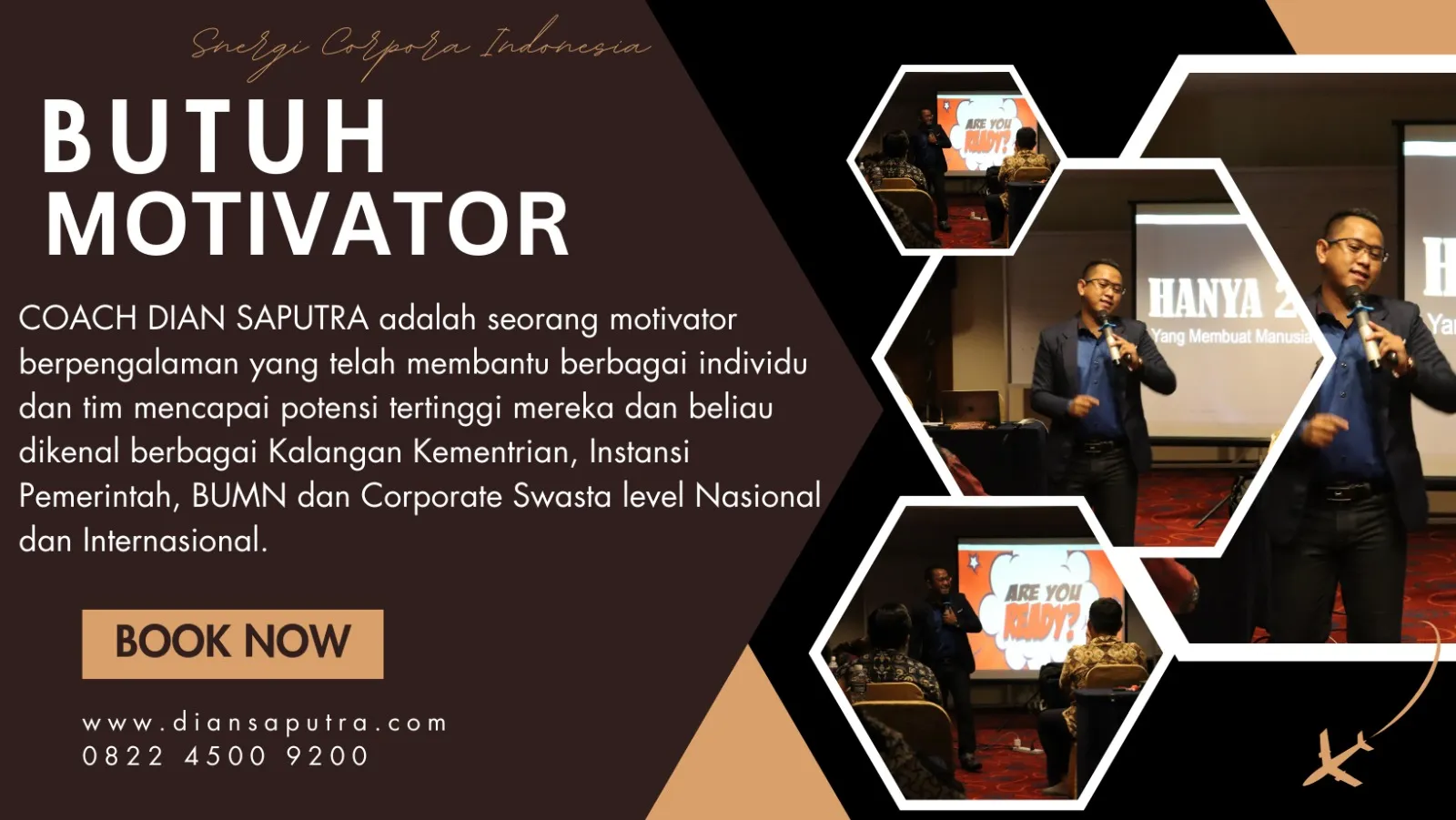 Pembicara Motivator Madura, Terpercaya & Solutif, Dian Saputra