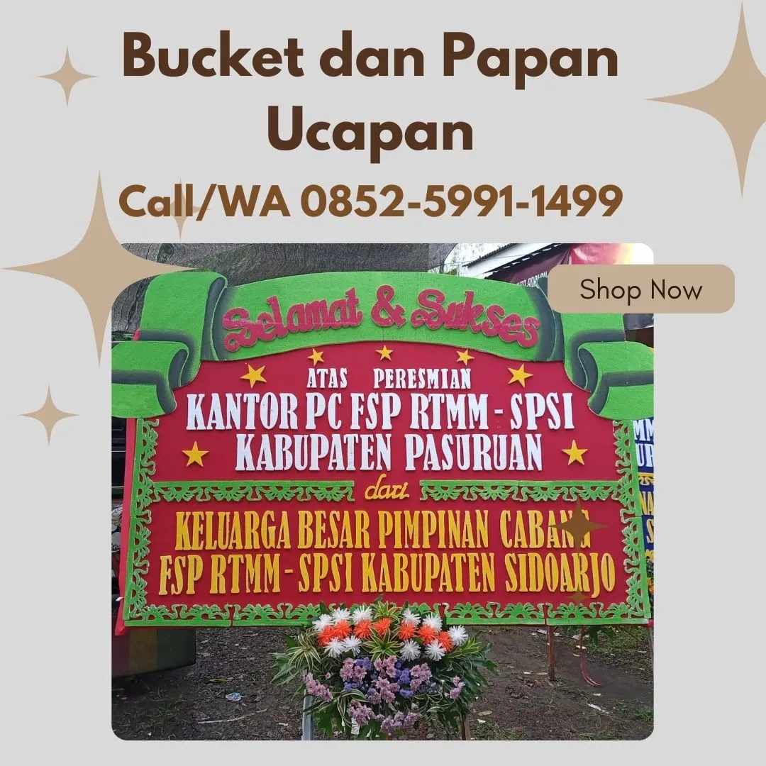 Jual Bunga Papan Ucapan Grand Opening Pasuruan