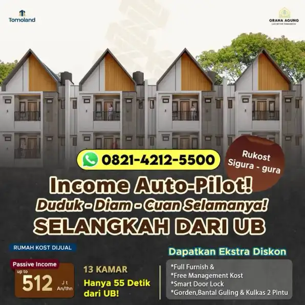 HARGA TERBARU 2025 0821-4212-5500 Rumah Dijual Di Batu Malang