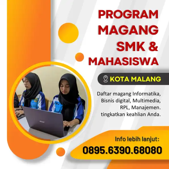 WA 0895-6390-68080,Daftar Magang Mahasiswa 2025 Universitas Ma Chung Malang