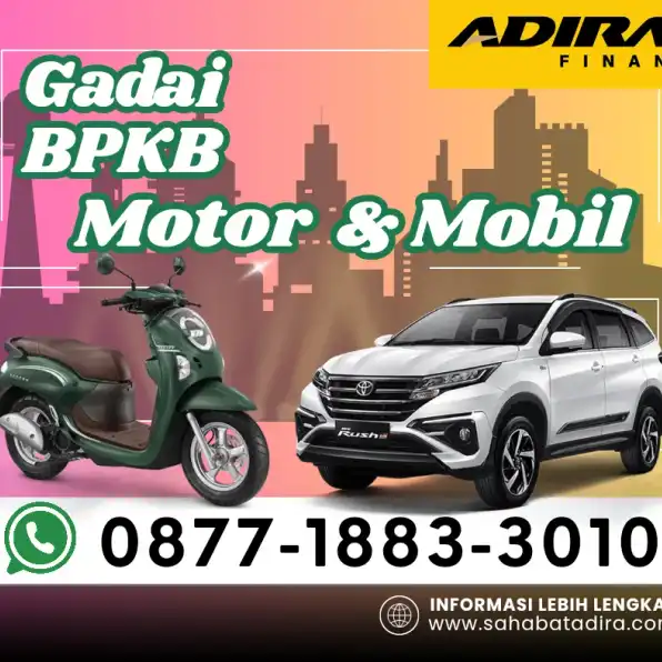 0877-1883-3010, Gadai BPKB Adira Kelapa Gading