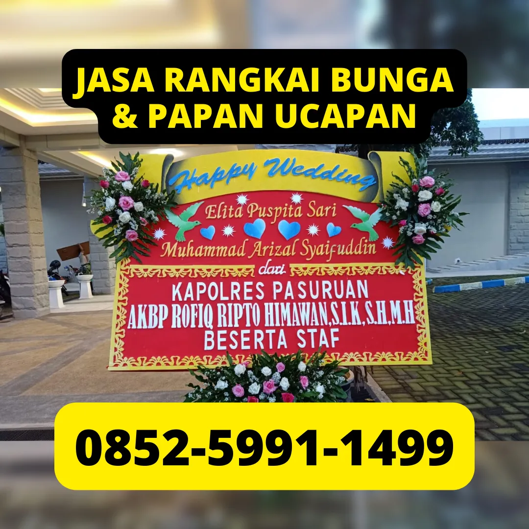 Jual Karangan Bunga Ucapan Selamat Pandaan