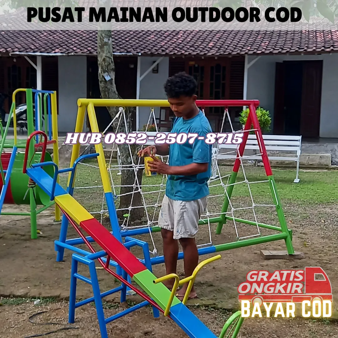 Contoh ayunan besi anak Untuk Taman Rumah Belakang Kec Kemlagi Mojokerto