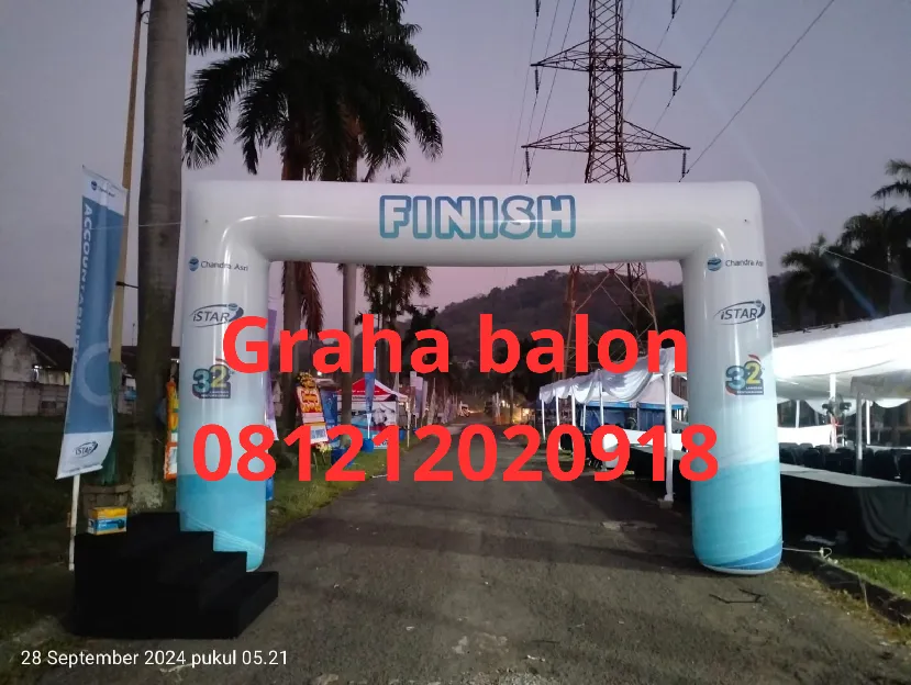 Jual Balon Gate Start Finish Kota Jepara Jawa Tengah. Hub 081212020918