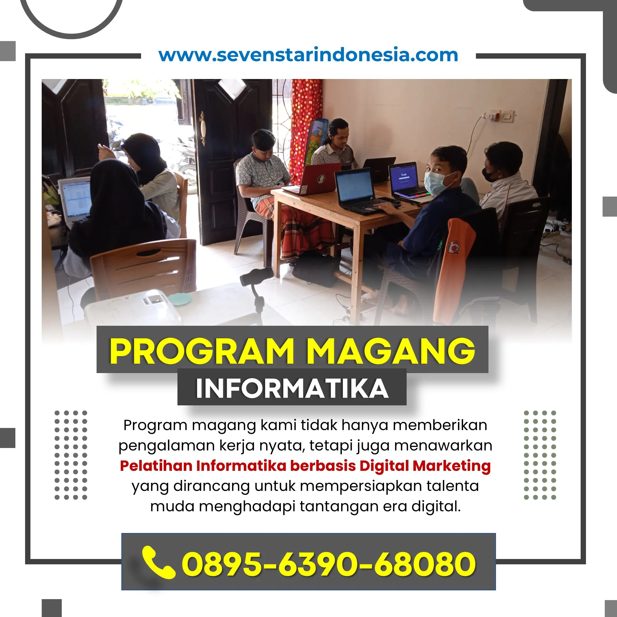 (WA 0895-6390-68080) Rekomendasi Magang Informatika di Kediri