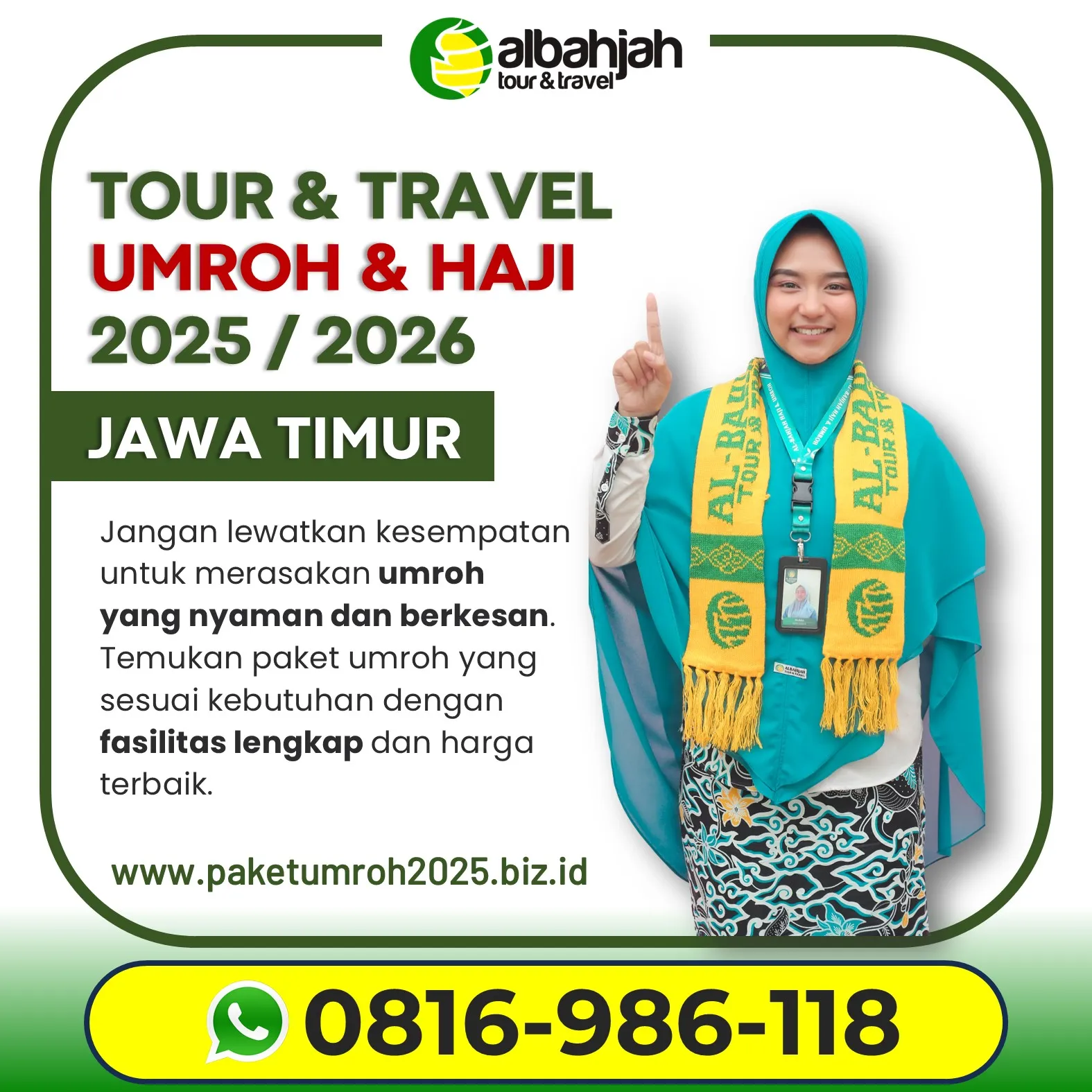 Paket Umroh Akhir Tahun 2025 Singosari Malang AL Bahjah