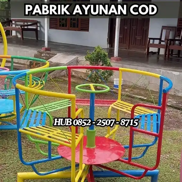 Hub 0852-2507-8715 PRODUKSI !! ayunan besi klasik Dan mainan playground outdoor Kec Mojosongo Boyolali Bayar COD Free Ongkir