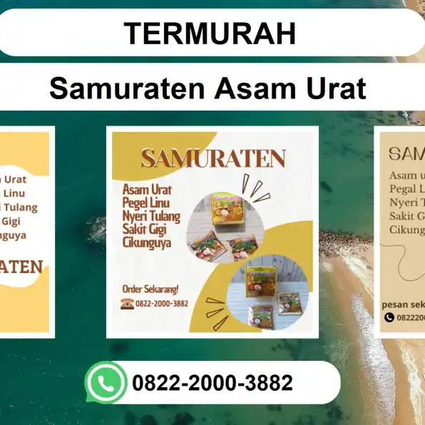 TERMURAH, 0822-2000-3882 DISTRIBUTOR Samuraten Asam urat Cilegon