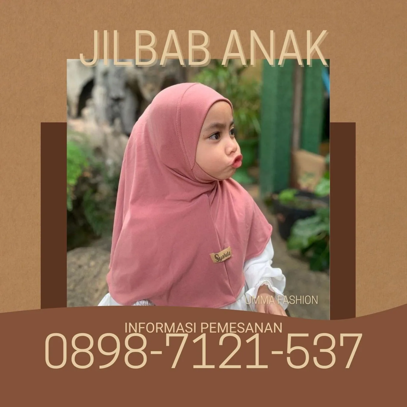 0898-7121-537 Kerudung Anak Arrafi |Umma Fashion| di Antapani Wetan Bandung