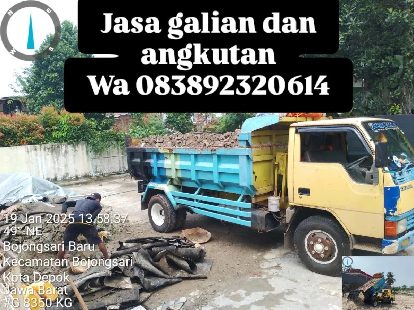 jasa buang puing dan galian alat/manual Depok,Jaksel/tangsel