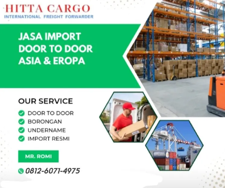 jasa import barang asia & Eropa