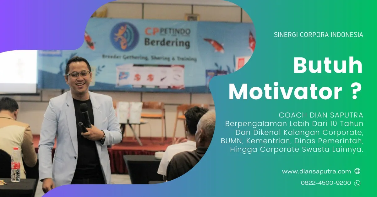 Jasa Motivator Ngawi, Terpercaya & Solutif, Dian Saputra