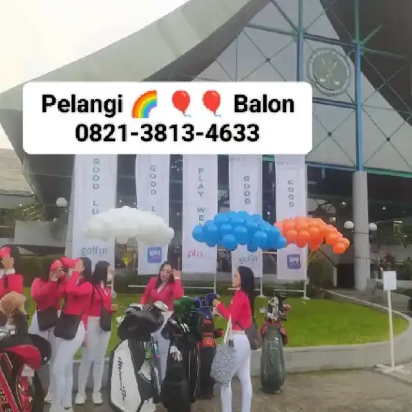 Balon Gate Start Finish Bekasi 0821-3813-4633 Pelangi Balon