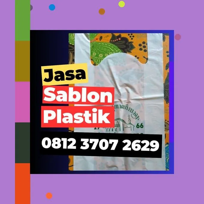 Jasa Sablon Plastik Kresek di Pacitan