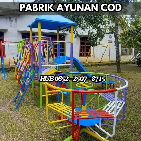 Hub 0852-2507-8715 TERPECAYA !! ayunan besi bulat Dan mainan outdoor untuk tk Kec Kalinyamatan Jepara Bayar COD Free Ongkir