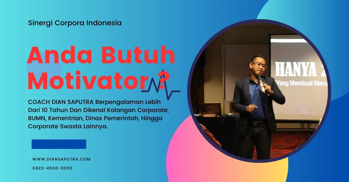 Jasa Motivator Jogja, Terpercaya & Solutif, Dian Saputra