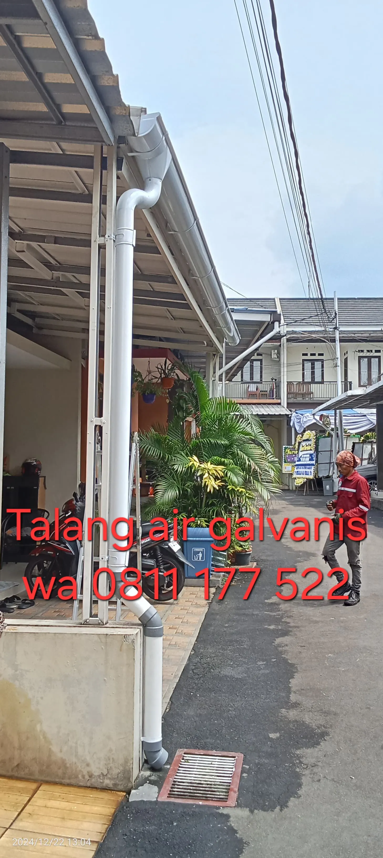 Talang air metal galvanis sentul O8111 77 522