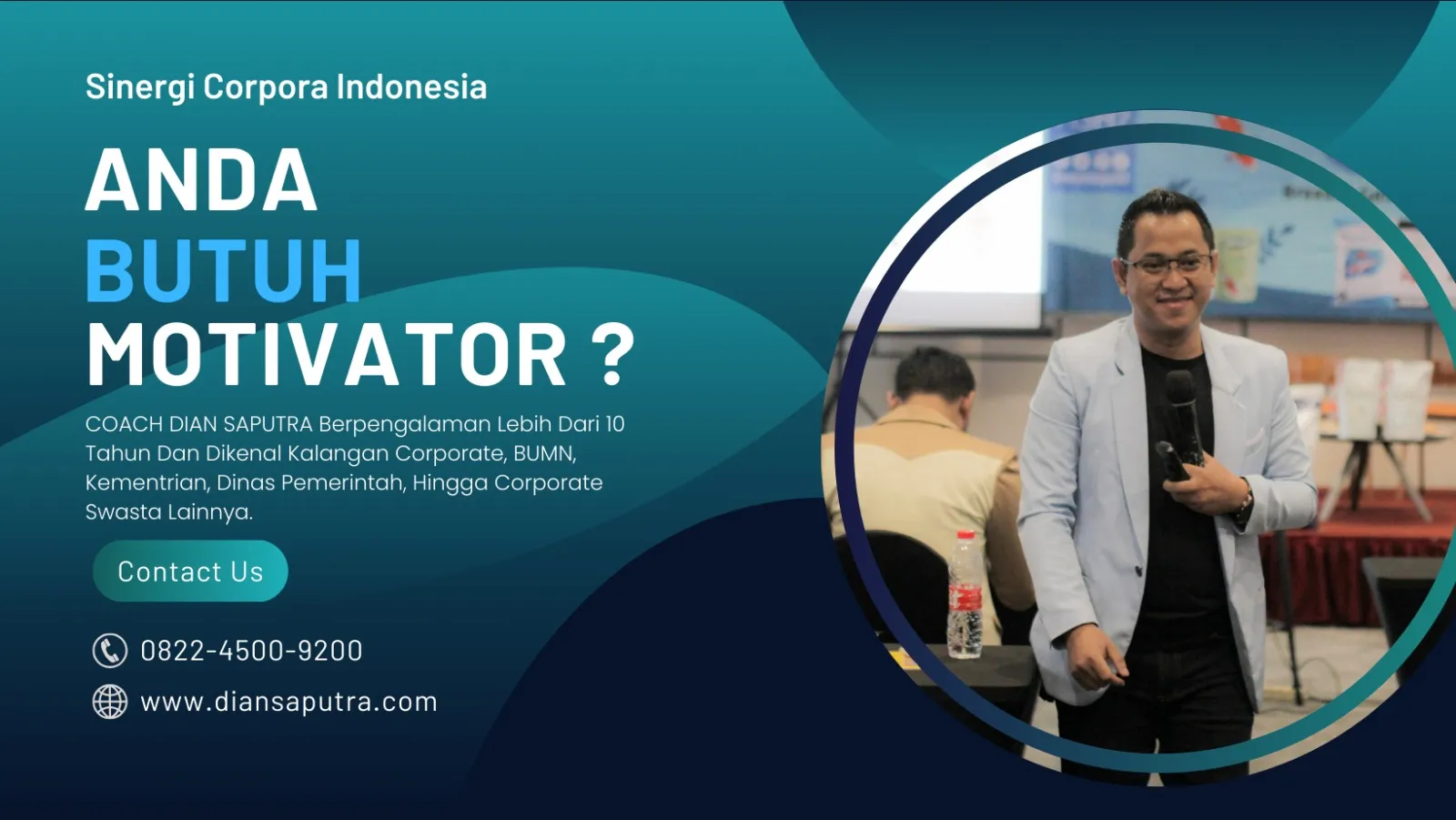 Trainer Motivator Sleman, Terpercaya & Solutif, Dian Saputra