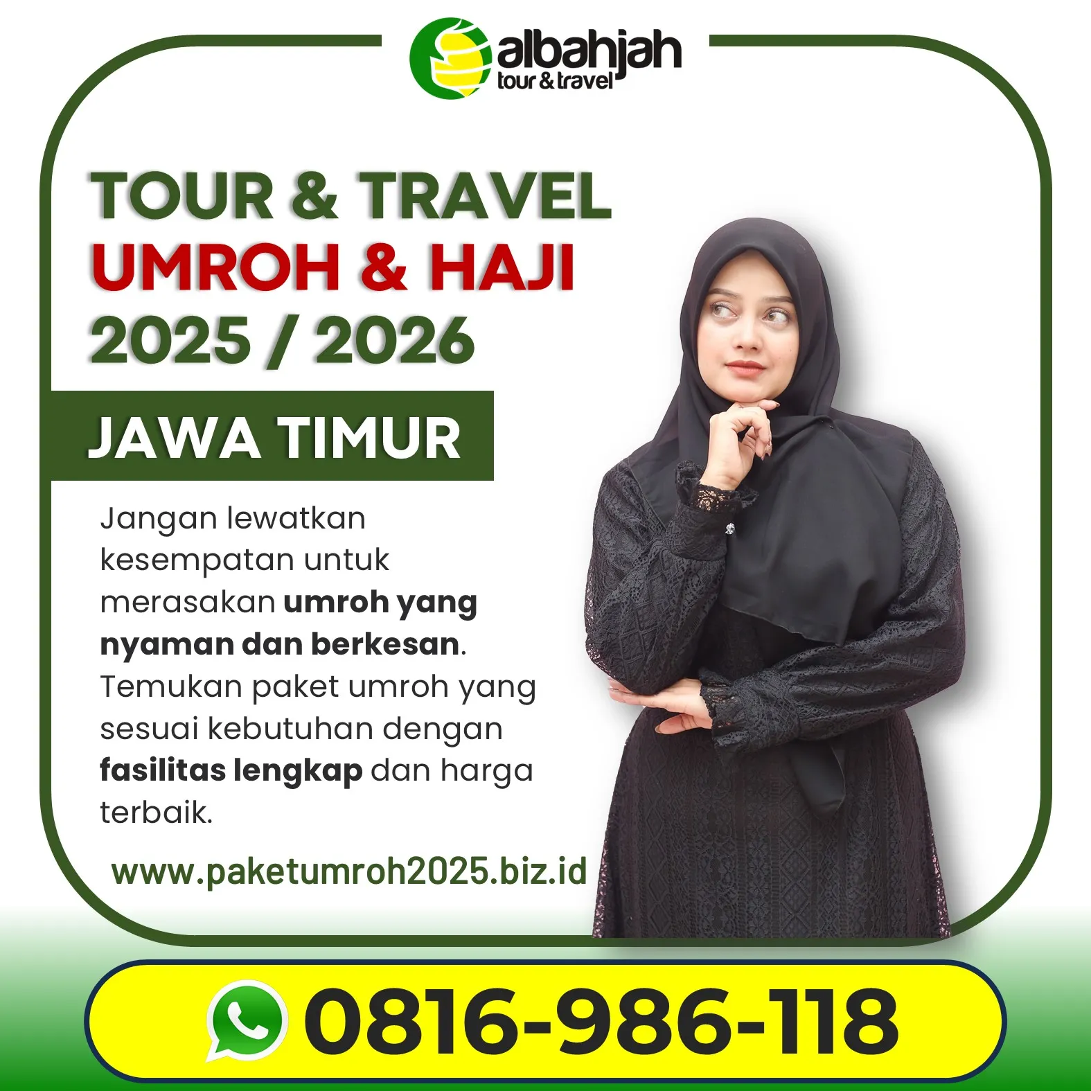 Travel Umroh Keluarga 2025 Bululawang Malang AL Bahjah