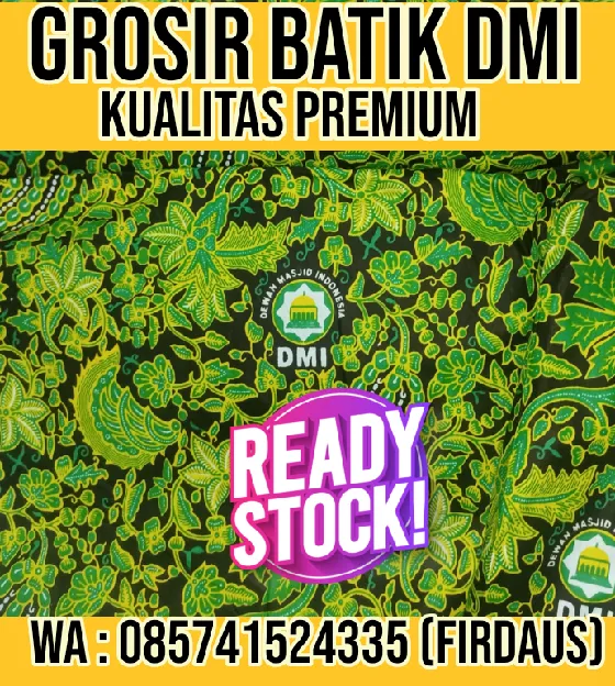 TERJUAL SELURUH INDONESIA Produksi Kemeja batik DMI Boalemo Lampung Raudhah Batik